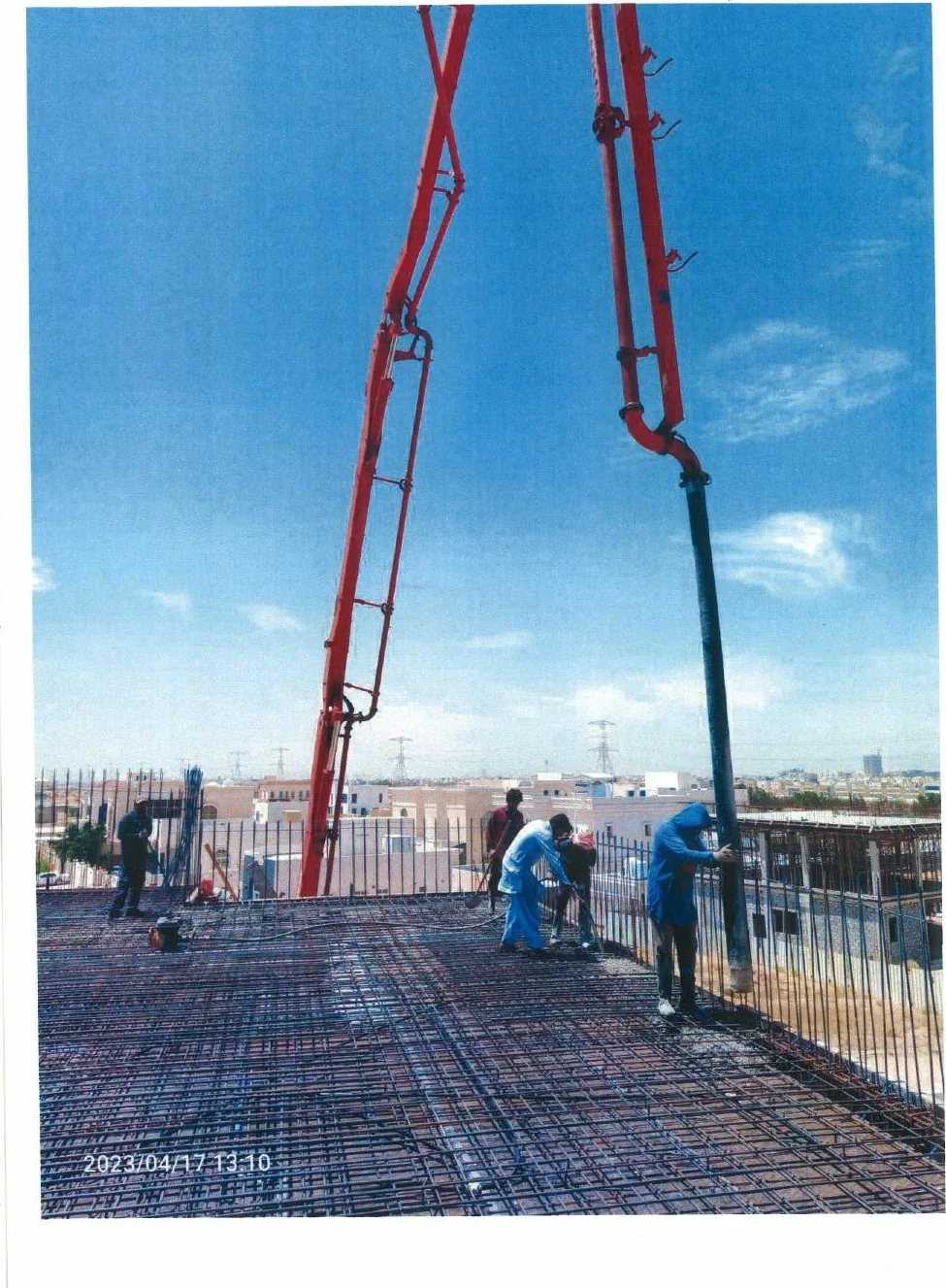 صب سقف خرساني